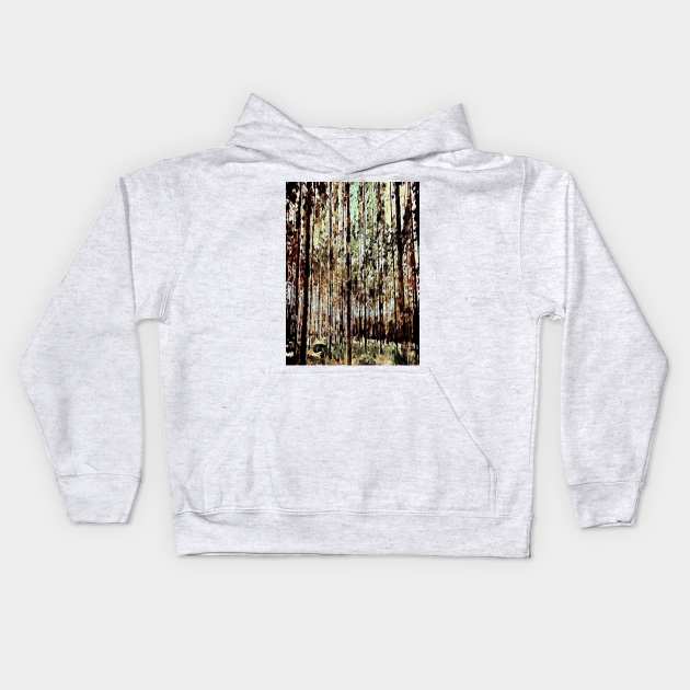 Abstract Woods Kids Hoodie by Banyu_Urip
